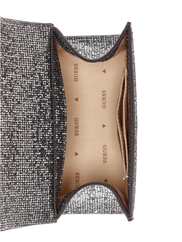 【GUESS ゲス】ZALINA GLITTER ミニトップショルダーバッグ Zalina Mini Glitter Top-Handle Bag | GUESS