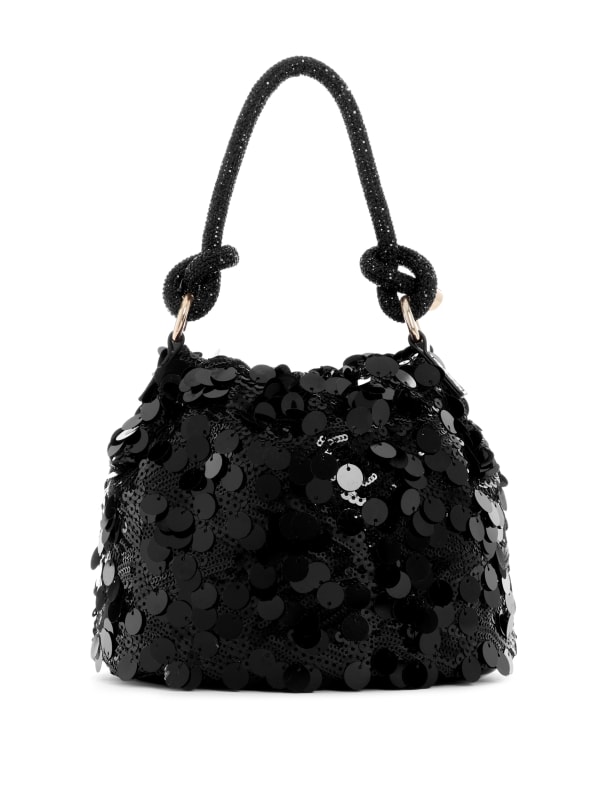 Holiday Shine Top-Handle Pouch | GUESS