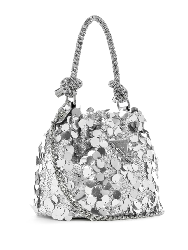 SWAROVSKI Power Silver shade イブニングバッグ