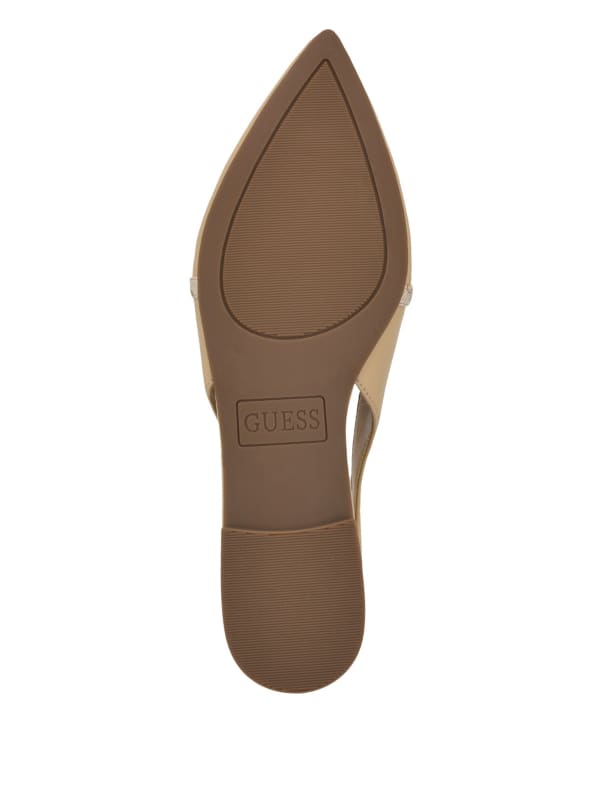 Eddies Belted Slingback Flats | GUESS Factory
