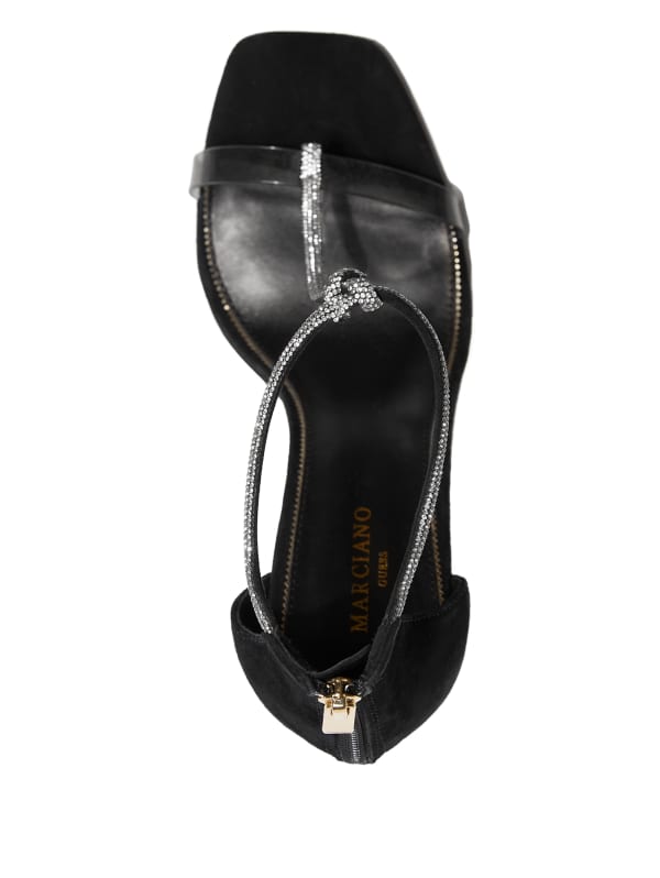 Olivia T-Strap Rhinestone Stiletto | GUESS