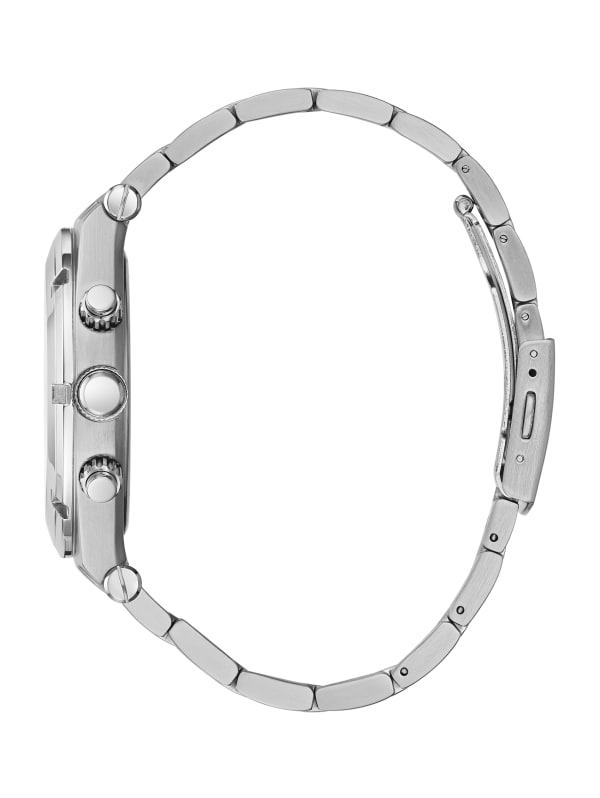 Silver-Tone Multifunction Watch | GUESS Silver-Tone Multifunction Watch | GUESS