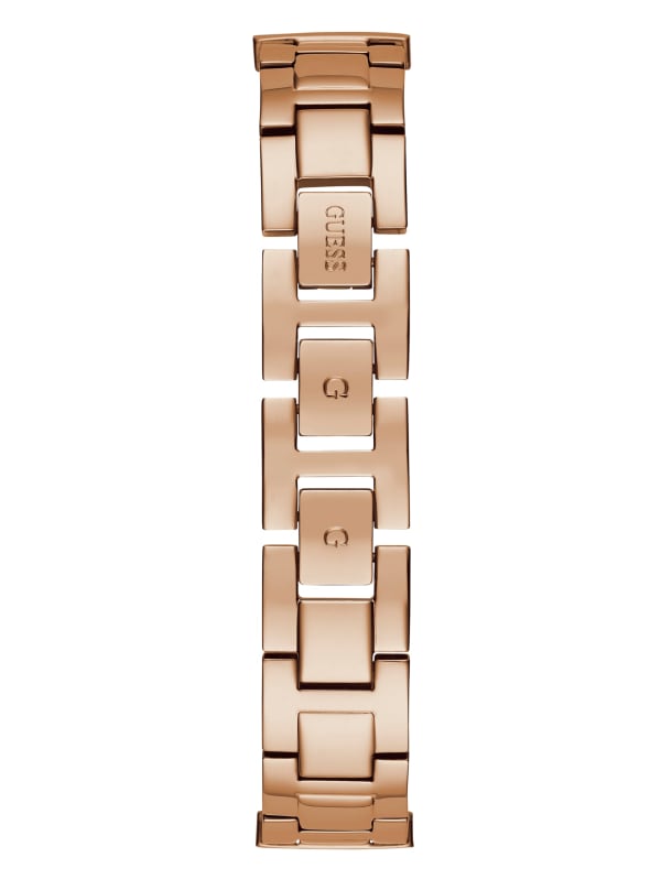 GUESS☆Gold-Tone Rhinestone Rose Analog Watch腕時計 Rose Gold-Tone and Rhinestone Analog Watch | GUESS
