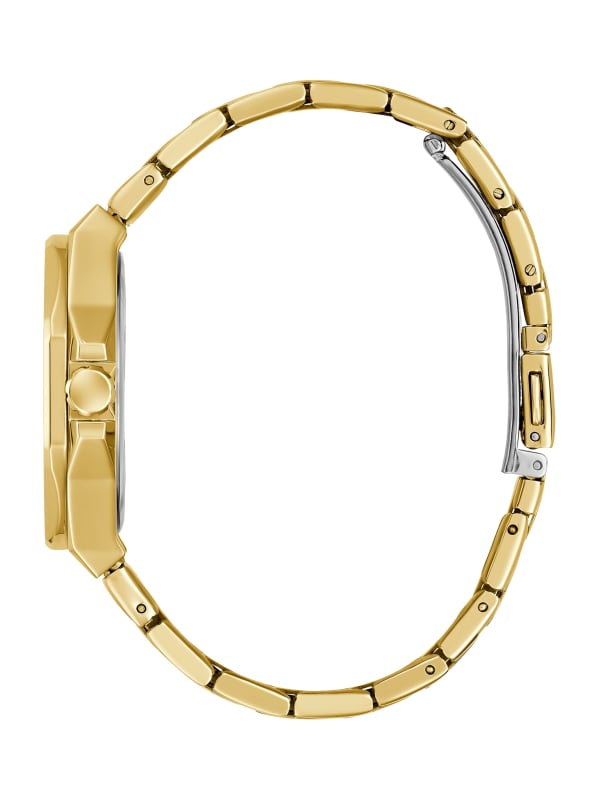 GUESS☆Gold-Tone Translucent Dial Analog Watch腕時計 GUESS☆Gold-Tone Translucent Dial Analog Watch腕時計 腕時計