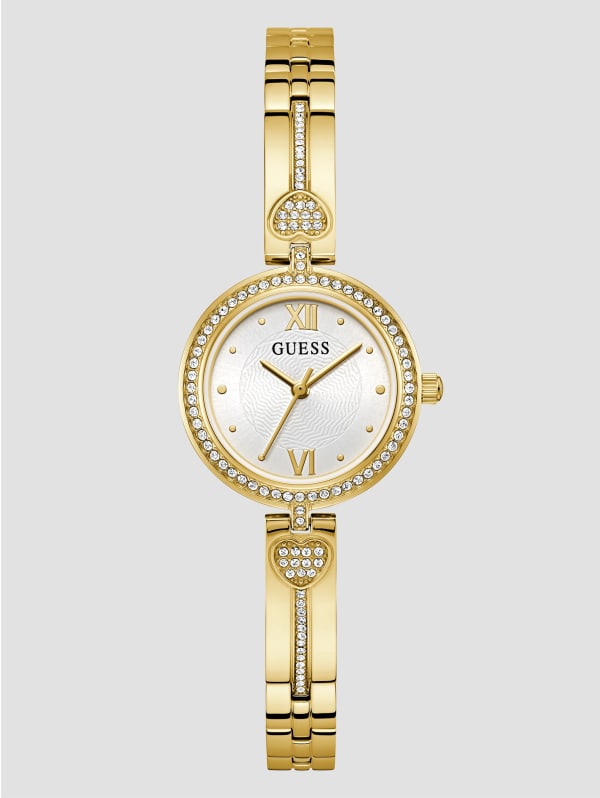 Gold-Tone Analog Watch | GUESS