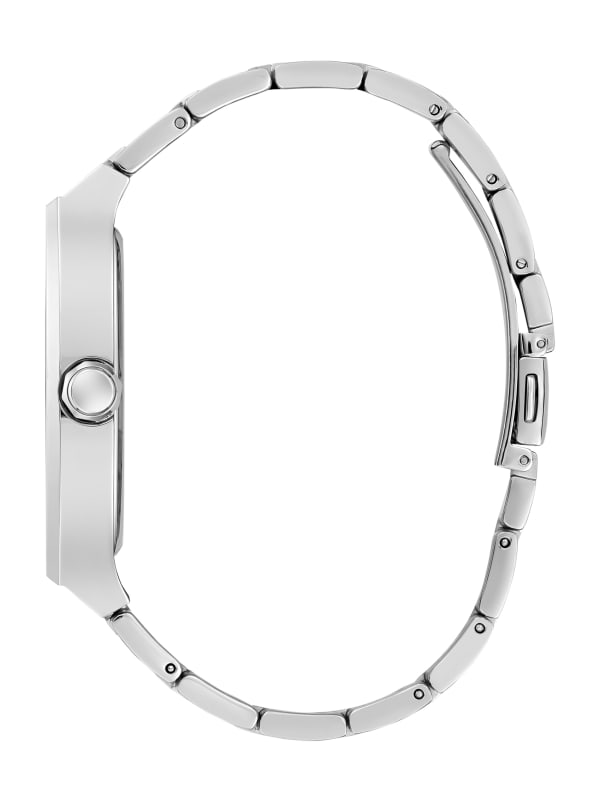 Silver-Tone Barrel Analog Watch | GUESS