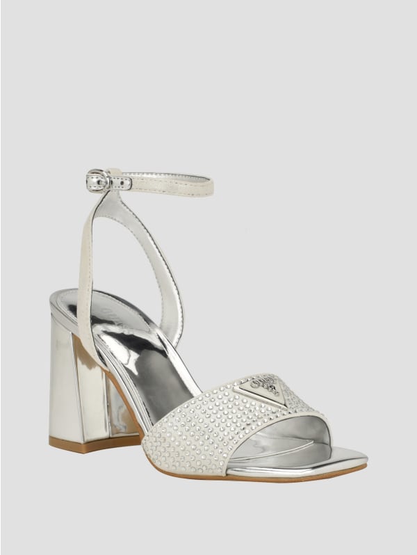 シェリル J.Crew: Stella Heels In Glitter Glen Plaid With Crystal