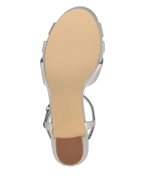 Haylo Crisscross Platform Block Heels | GUESS