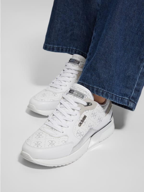 【国内発送】GUESS＊Quattro G Logo Retro Jogger Sneakers Quattro G Joggers | GUESS