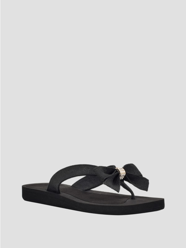 【GUESS】TUTU bow tie flip-flop sandals G-TUTU9 Tuta Bowtie Sandals | GUESS