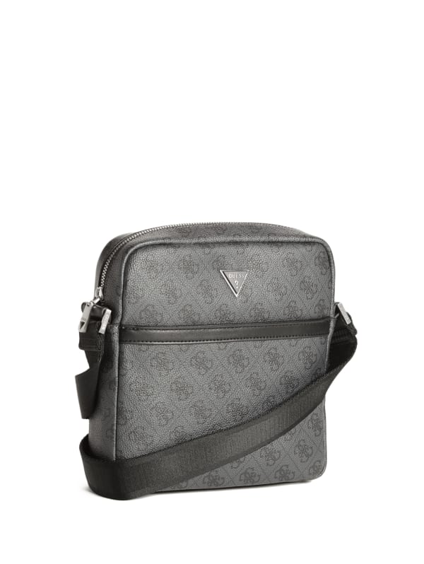 ゲス GUESS ECO GEMMA Top Zip Shoulder Bag （BLA