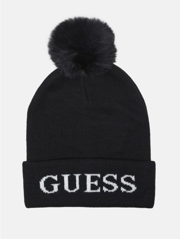 Logo Pom Pom Beanie | GUESS Factory