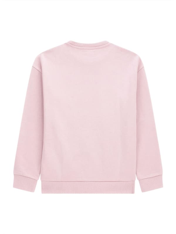 Eco Rhinestone Logo Sweatshirt (7-16) | GUESS
