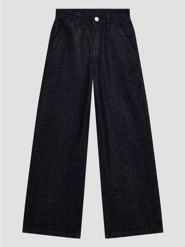 90s unknown black Wideslacks パンツ