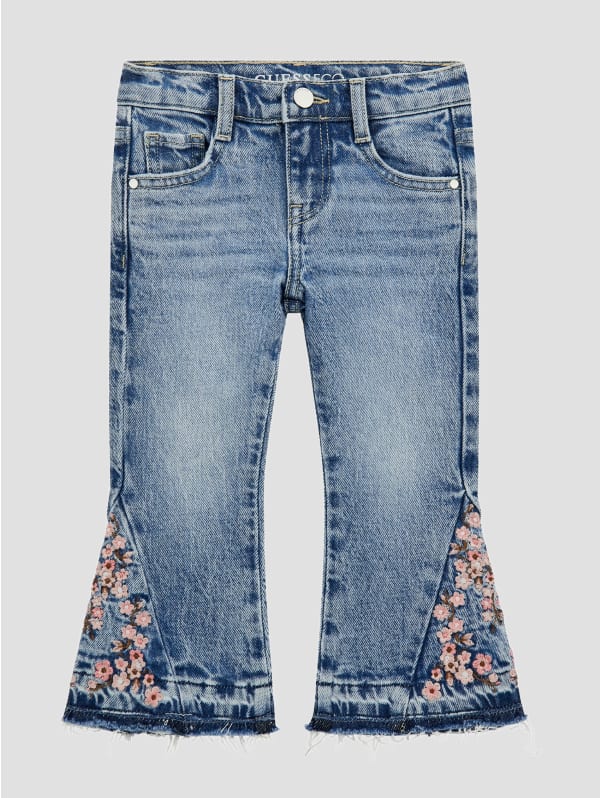 Eco Embroidered Flare Jeans (2-7) | GUESS
