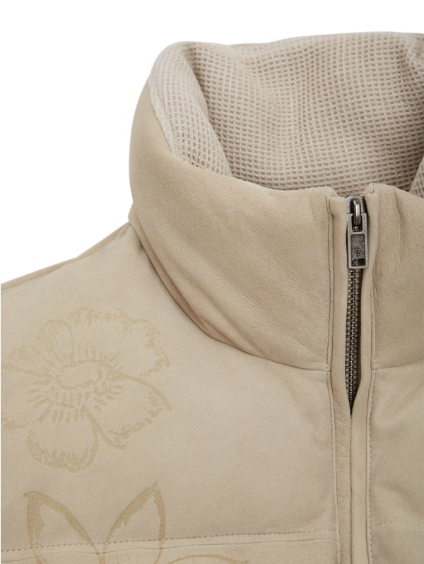 Suede Puffer Jacket | GUESS