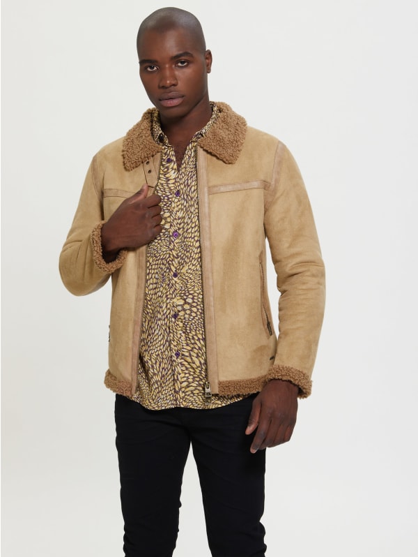 Eco Faux-Shearling Jacket | GUESS