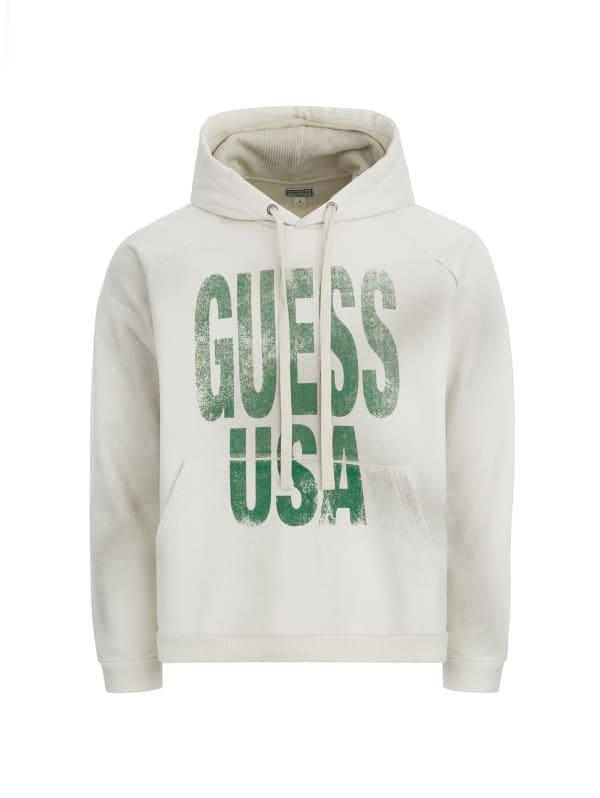 最前線の oversized logo GUESS | hoodie ミュージシャン