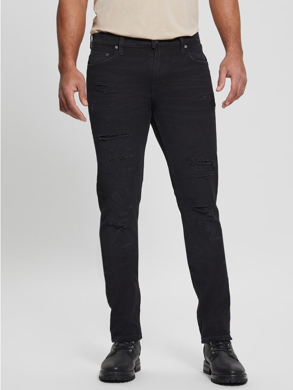 人気の贈り物が大集合 Destroyed Tapered Jeans | GUESS トップス