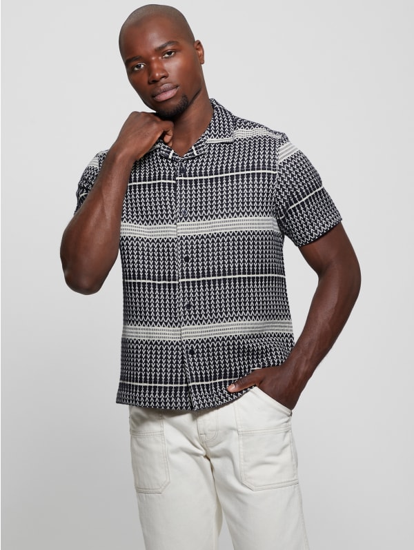 Designer Men's Apparel - Jacquard Shirt | Eight X – Eight-X