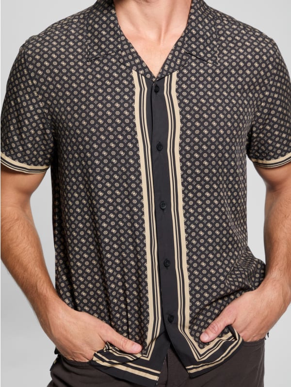 Wayco Sateen Peony Shirt | GUESS