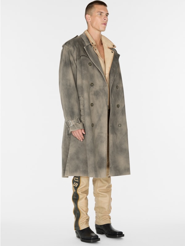 woven trench coat | GUESS