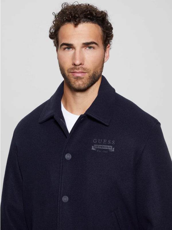 Eco Melton Flight Jacket | GUESS Eco Melton Flight Jacket | GUESS