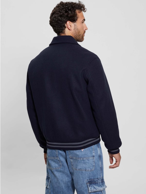Eco Melton Flight Jacket | GUESS Eco Melton Flight Jacket | GUESS