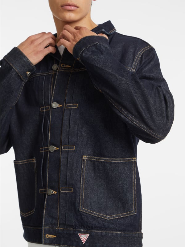 配送員設置 Selvedge Denim Jacket | GUESS Canada ジャケット・アウター