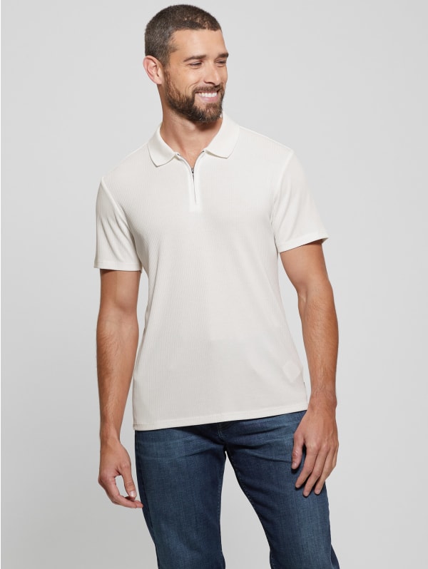 Union Rib Knit Polo | GUESS Union Rib Knit Polo | GUESS
