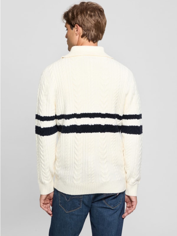 Eco Elric Half-Zip Turtleneck Sweater | GUESS