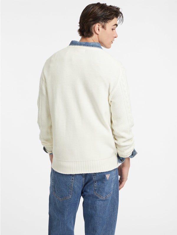 ニット・セーター IONSEOUL Cable Hand Warmer Knit (6color) JE871 Cable-Knit Sweater - Light brown - Kids | H&M US
