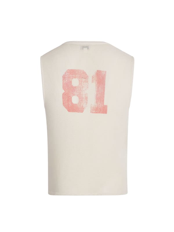 テンダーロイン　MIX MESH JERSEY BS WHITE M mesh jersey | GUESS