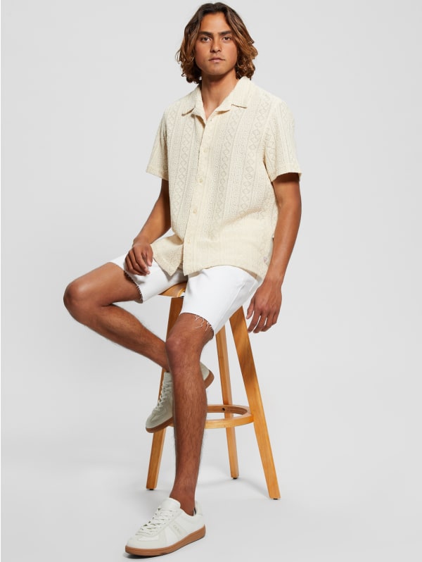 Island Crochet Shirt | GUESS Canada