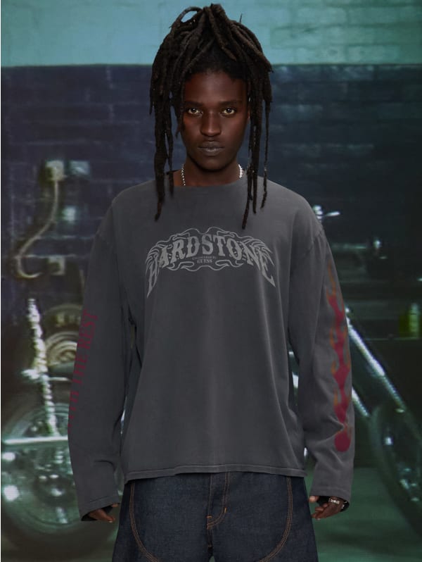HARDSTONE Long-Sleeve Tee | GUESS