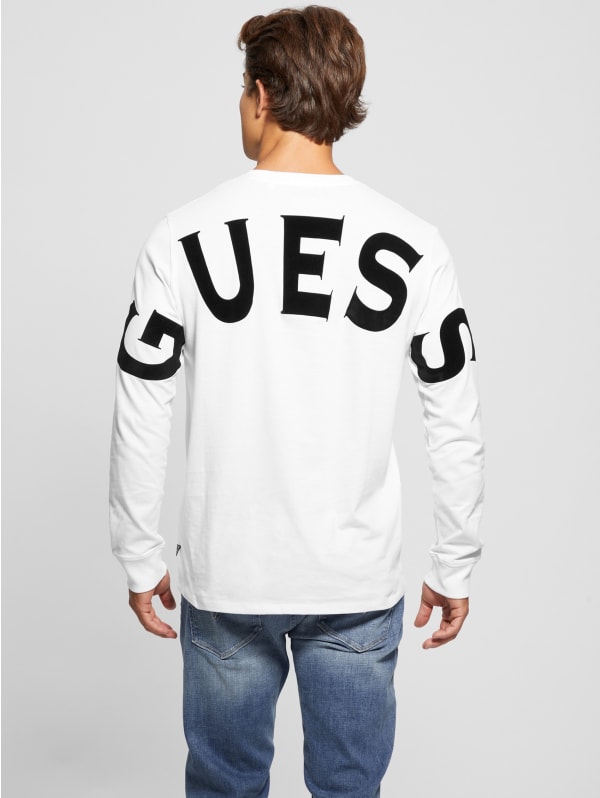 Eco GUESS Crest Logo Crewneck | GUESS