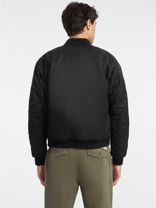Nylon Bomber Jacket | GUESS Jeans