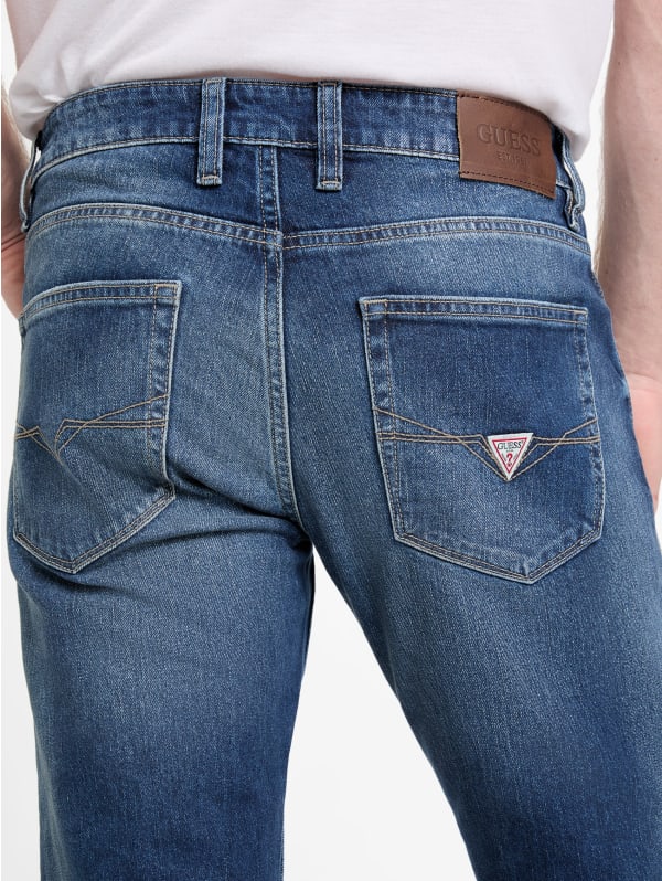 Eco Finnley Mid-Rise Tapered Jeans | GUESS