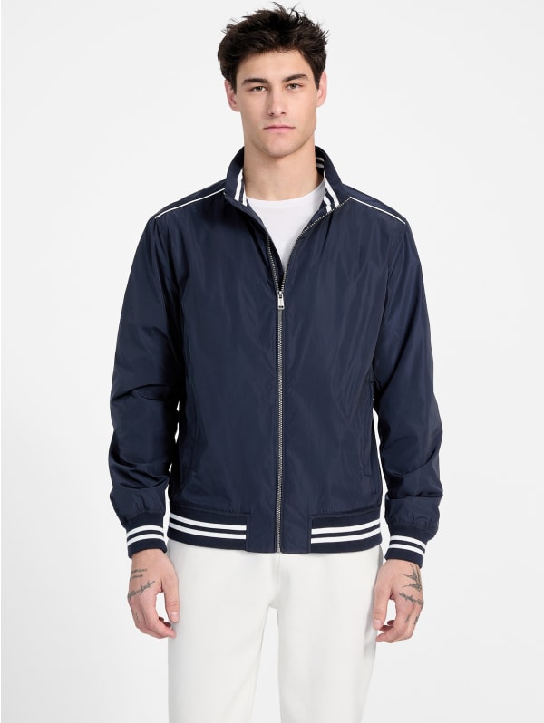 Eco Urban Satin Flight Jacket | GUESS