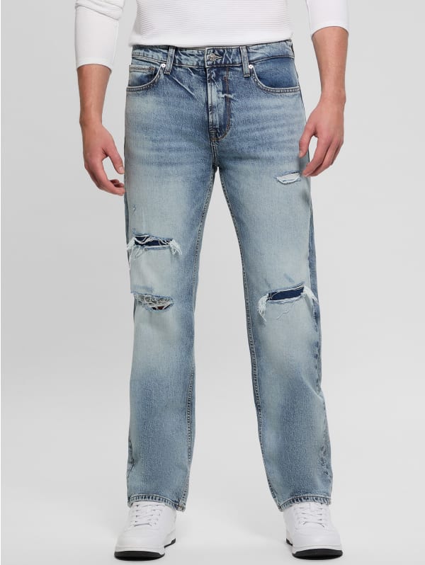 Eco Nico Destroyed Skinny Jeans | GUESS Factory