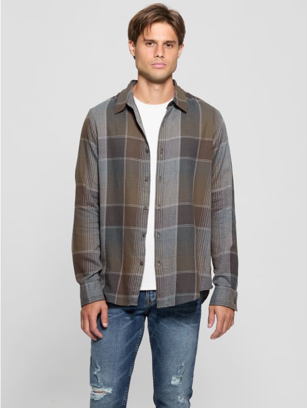 Noah Plaid Corduroy Shirt | GUESS