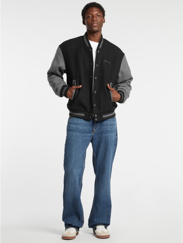 Eco Embroidered Varsity Jacket | GUESS Jeans Eco Embroidered Varsity Jacket | GUESS Jeans