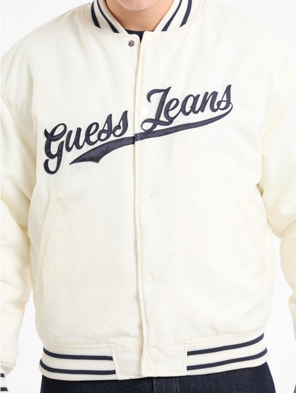Eco Varsity Patch Jacket | GUESS Jeans
