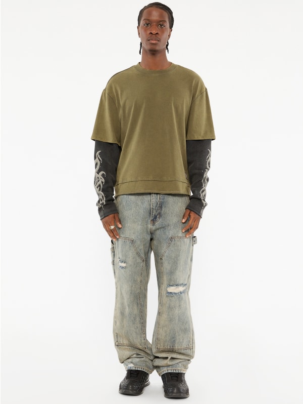 GUESS Originals Eco Double Layered Tee | GUESS