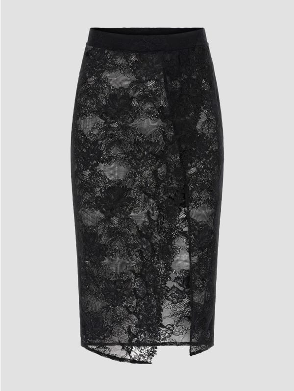 Rebecca Floral Lace Skirt | GUESS
