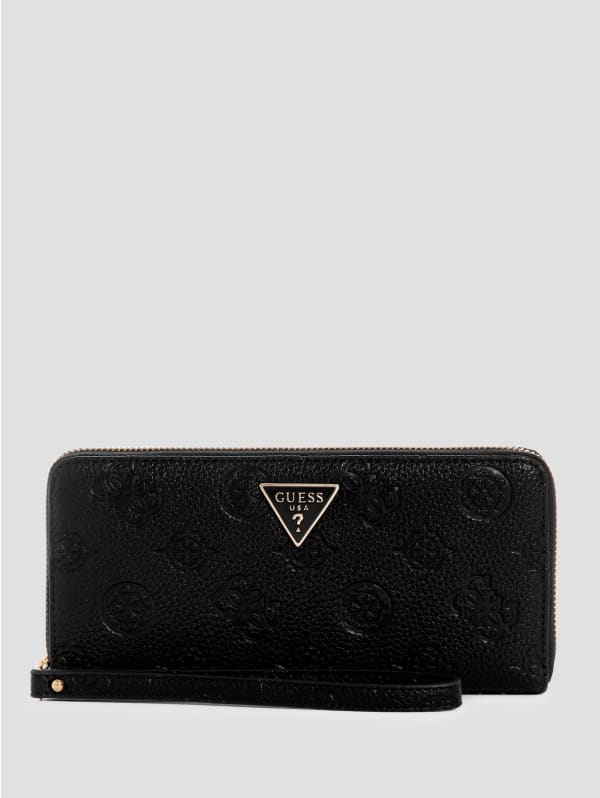 Amazon | [ゲス] 札入れ ASSIA SLG LARGE ZIP AROUND BLA