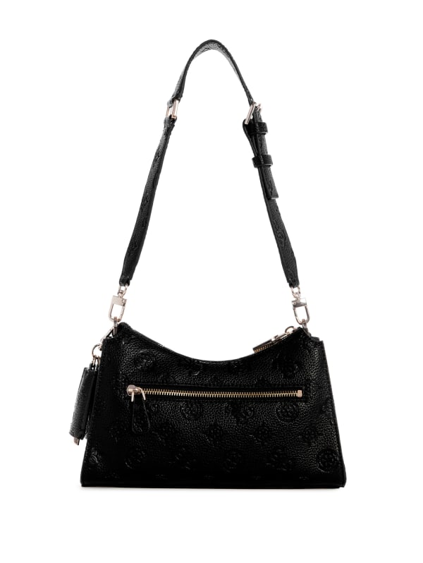 【GUESS】Cresidiaショルダーバッグ トレンド クラシック 人気 GUESS USA Cresidia Shoulder Bag | Black | FARFETCH