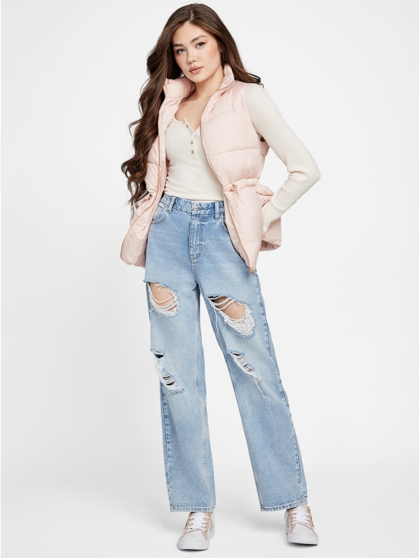 Kelly Puffer Vest | GUESS Factory Ca Kelly Puffer Vest | GUESS Factory Ca