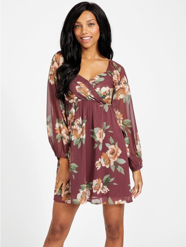 Ellenoir Floral Dress | GUESS Factory