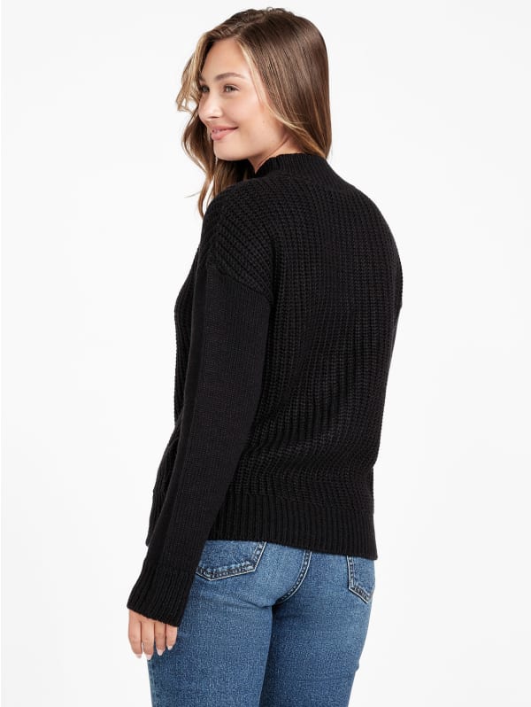 Cecily Pearl Fisherman Sweater | GUESS Factory
